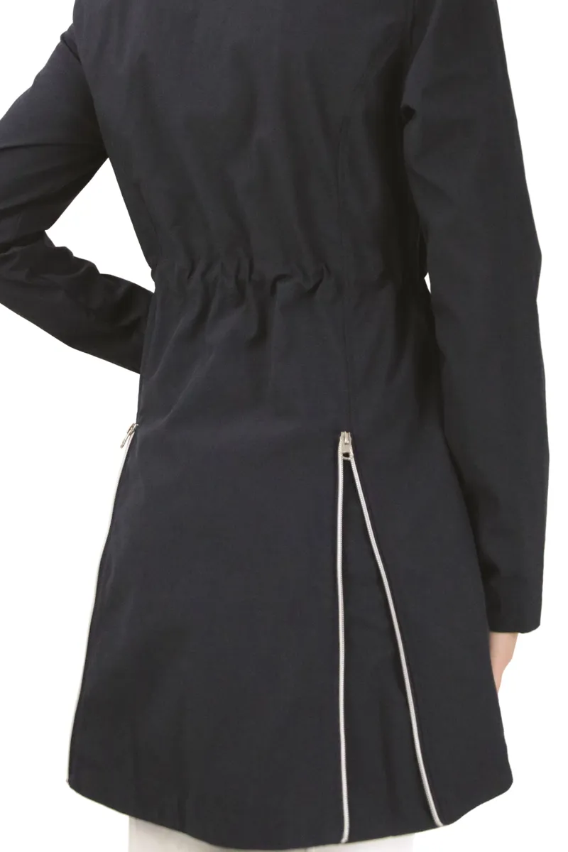 Hy Equestrian Synergy Long Rain Jacket - Navy-2